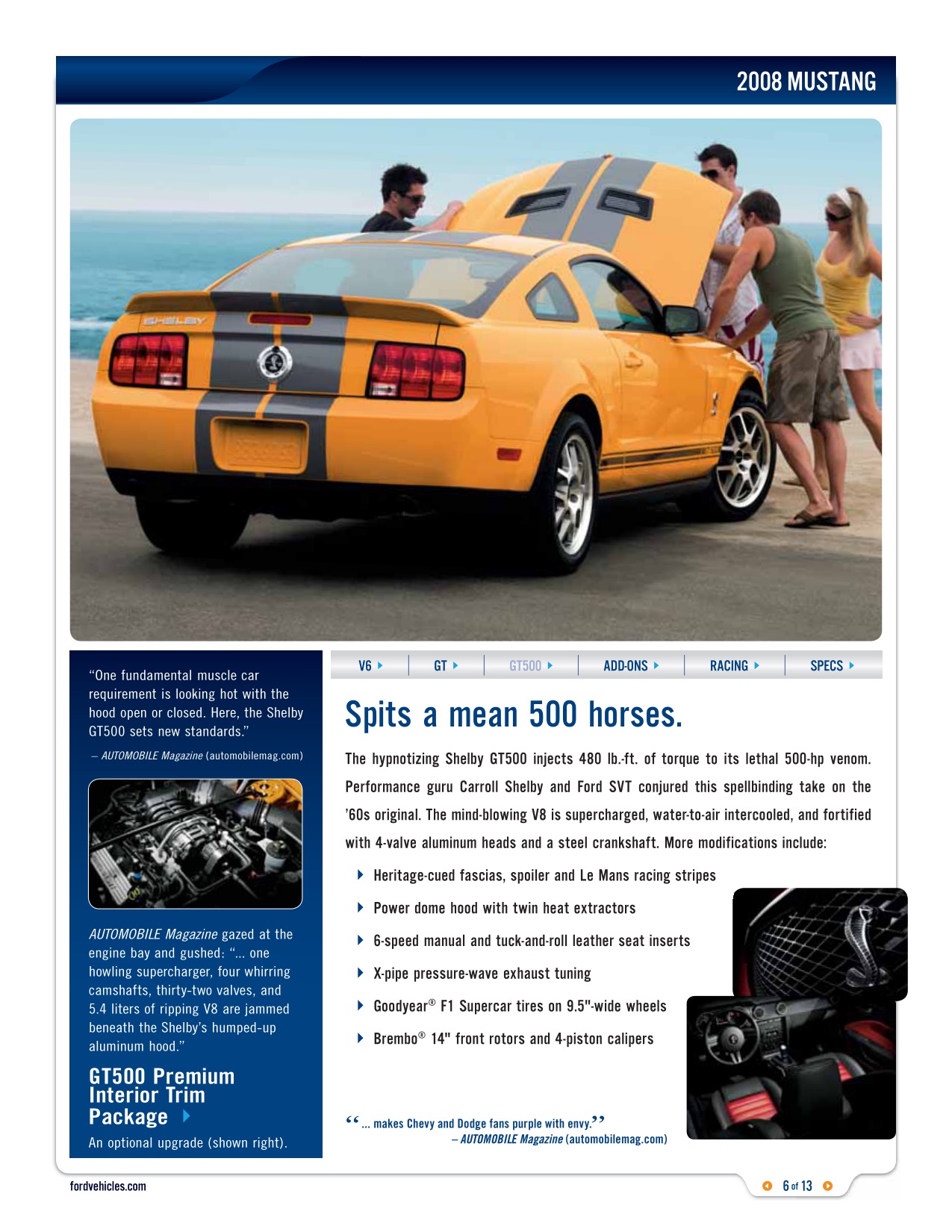 2008 Ford Mustang Brochure Page 9